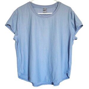 Calia Women’s Athleisure T-Shirt Blue XXL Workout Short Sleeve Shirt Yoga